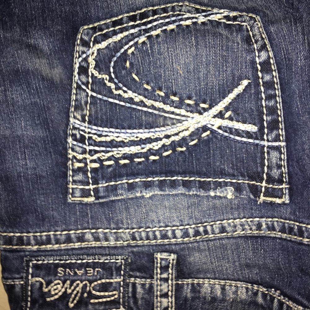 Silver jeans